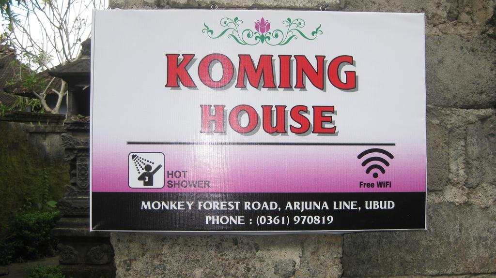 Koming House Убуд Екстериор снимка